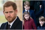 Prinz Harry und Kinder von Prinz William und Kate Middleton. Quelle: Screenshot Youtube
