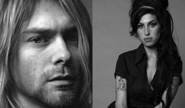 Kurt Cobain und Amy Winehouse. Quelle: www. zen.сom