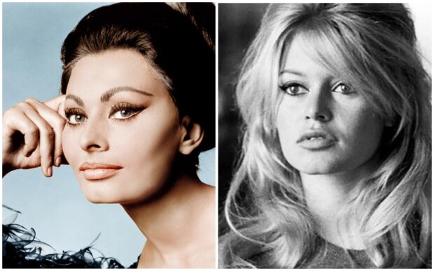 Sophia Loren und Brigitte Bardot. Quelle: Screenshot Youtube